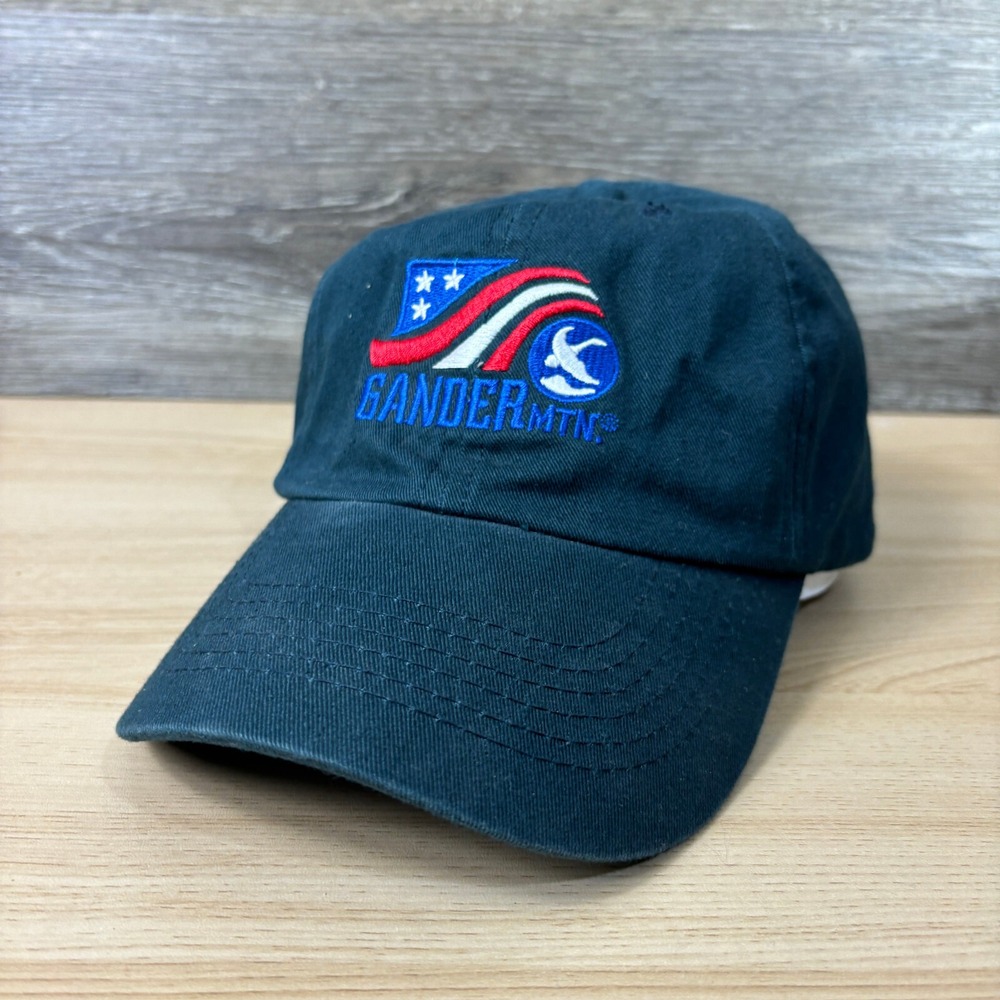 Gander Mountain Hat Cap Strap Back Blue Navy Hunting Outdoors Adjustable